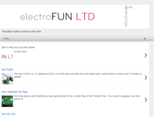 Tablet Screenshot of electrofunltd.com
